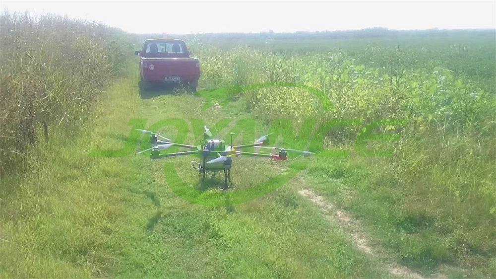 Greece customers spray cotton with JOYANCE agriculture spraying drone-drone agriculture sprayer, agriculture drone sprayer, sprayer drone, UAV crop duster