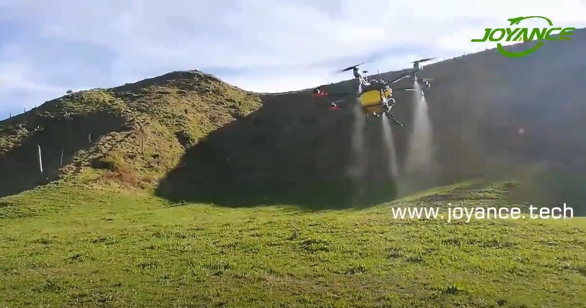 JOYANCE drone with radar hill trials, not flat land-drone agriculture sprayer, agriculture drone sprayer, sprayer drone, UAV crop duster
