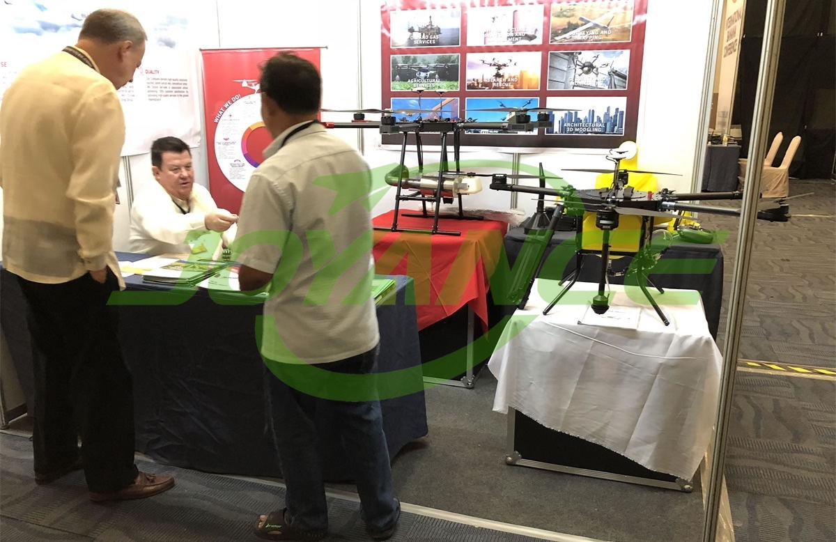 JOYANCE TECH ag drones @ International Banana Conference Philippine-drone agriculture sprayer, agriculture drone sprayer, sprayer drone, UAV crop duster