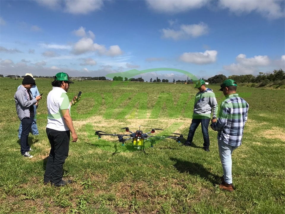 JOYANCE partners give sprayer drone training to Mexico customers-drone agriculture sprayer, agriculture drone sprayer, sprayer drone, UAV crop duster