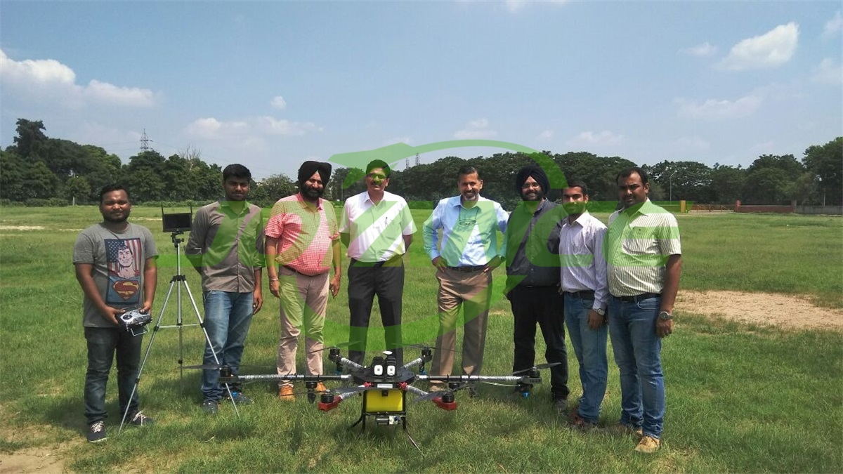 Indian customers try JOYANCE agriculture drone sprayer-drone agriculture sprayer, agriculture drone sprayer, sprayer drone, UAV crop duster