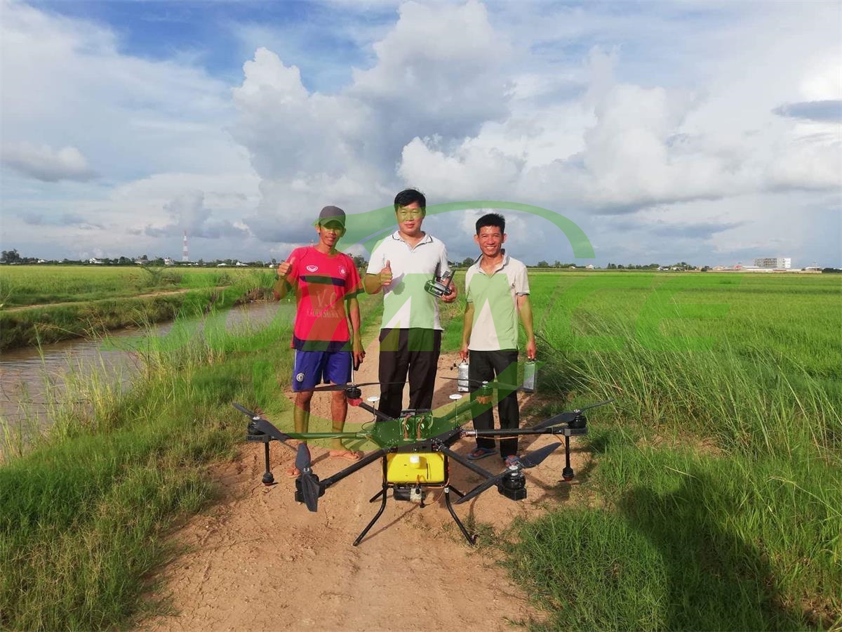 Cambodian Farmers like JOYANCE agriculture drone sprayer-drone agriculture sprayer, agriculture drone sprayer, sprayer drone, UAV crop duster