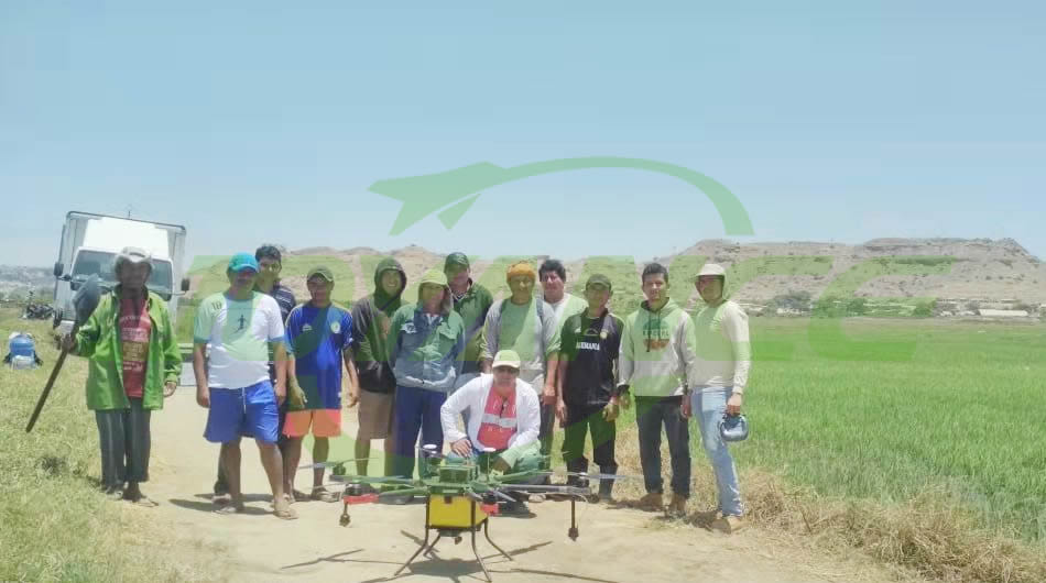 Peru customers enjoy JOYANCE spray drone agricultural-drone agriculture sprayer, agriculture drone sprayer, sprayer drone, UAV crop duster