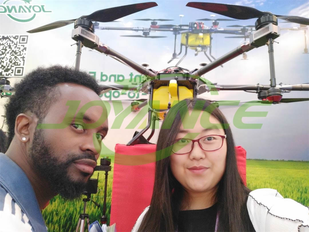 JOYANCE crop spraying drone customers attend local fair-drone agriculture sprayer, agriculture drone sprayer, sprayer drone, UAV crop duster