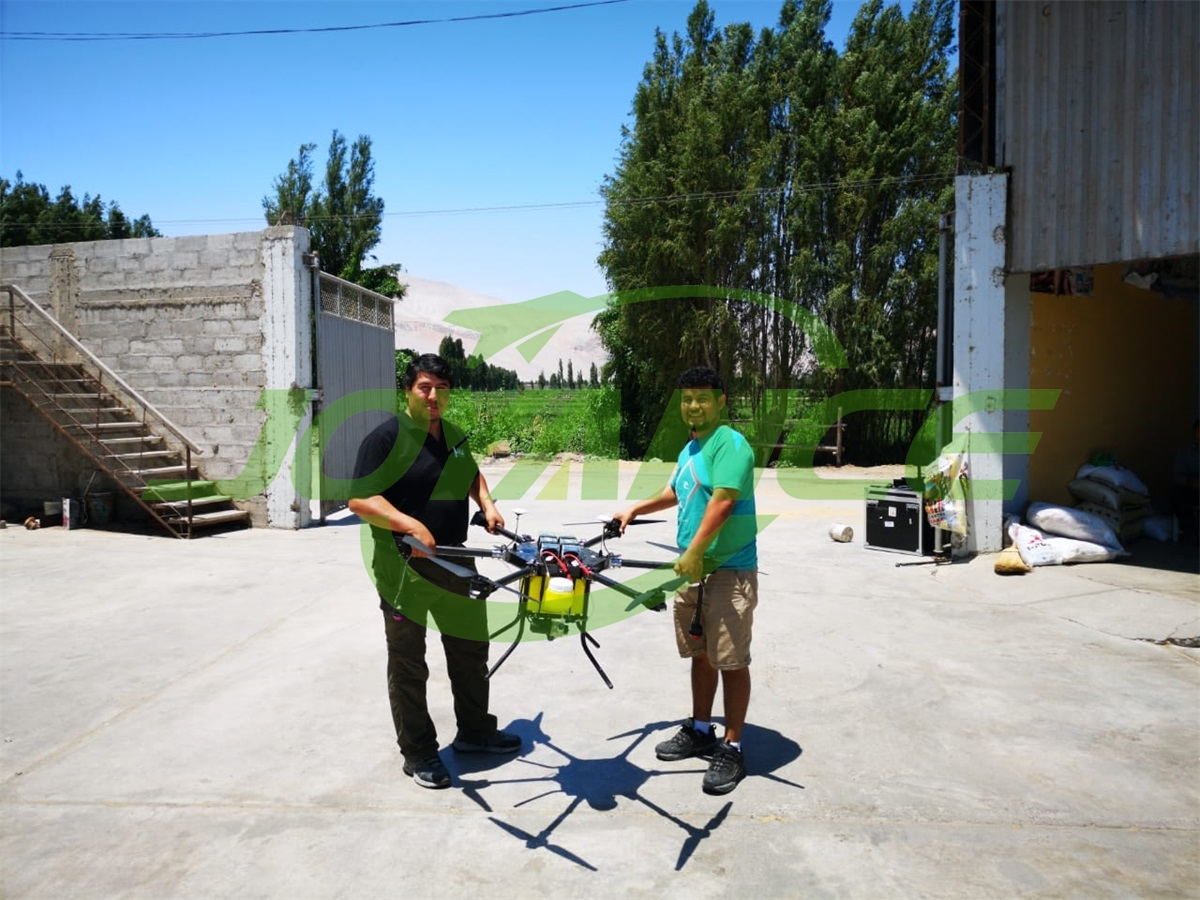 JOYANCE fumigator drone distributor train his clients-drone agriculture sprayer, agriculture drone sprayer, sprayer drone, UAV crop duster