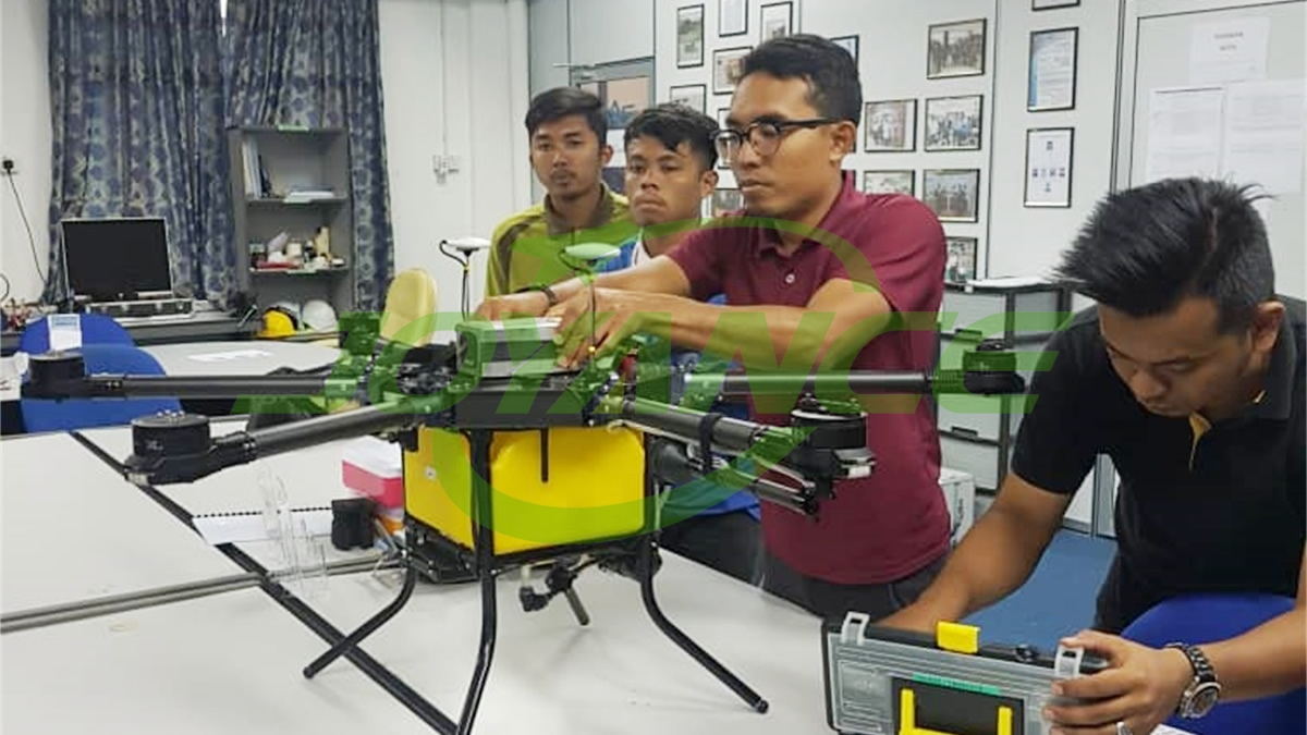 Malayan customers appreciate JOYANCE drones for agriculture purpose-drone agriculture sprayer, agriculture drone sprayer, sprayer drone, UAV crop duster