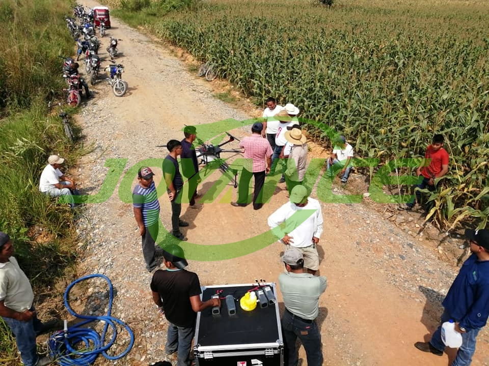 Aerial spraying demonstration for corn farmers-drone agriculture sprayer, agriculture drone sprayer, sprayer drone, UAV crop duster