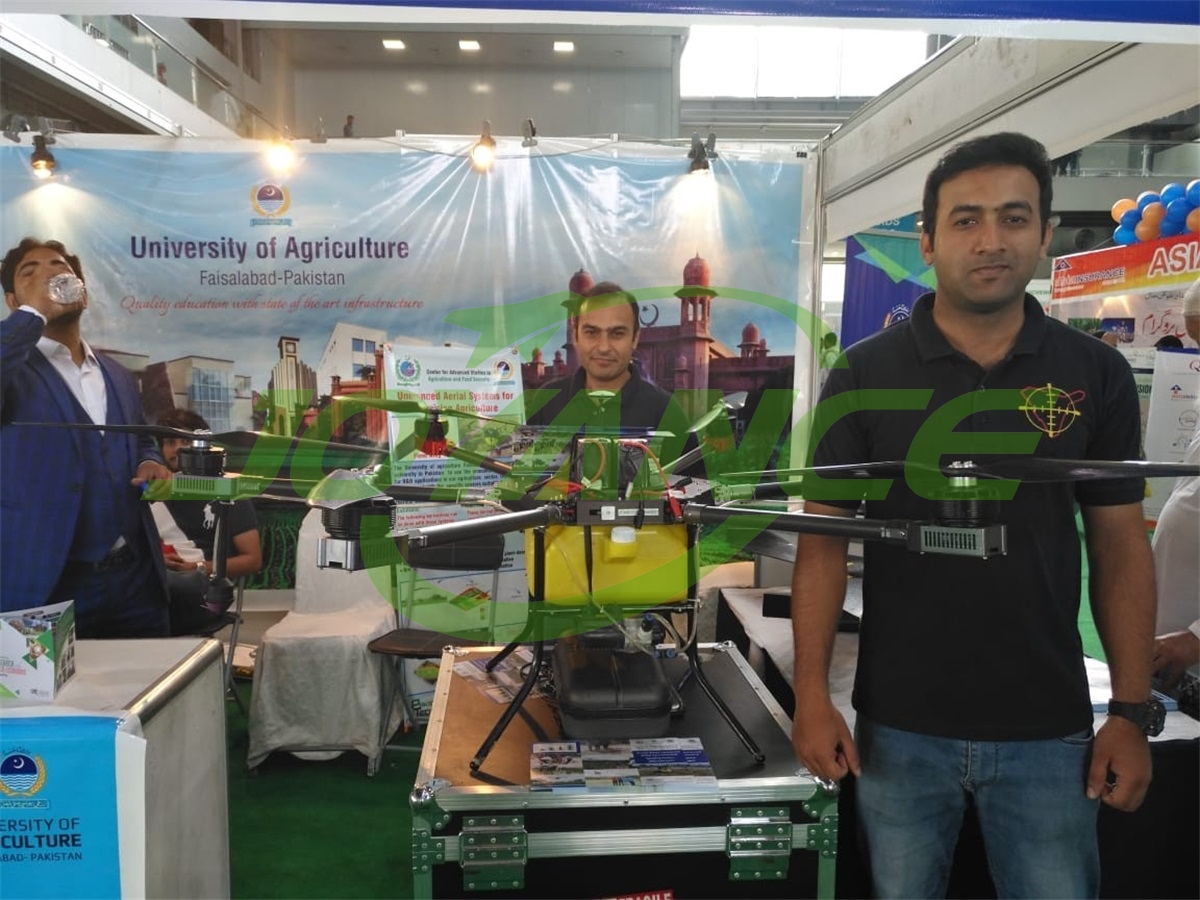 Dawn 파키스탄 식품 및 농업 엑스포 2019에서 JOYANCE 드론-JOYANCE-Drone 농업 분무기, 농업 드론 분무기, 분무기 드론, UAV 작물 살포기, 훈증 드론
