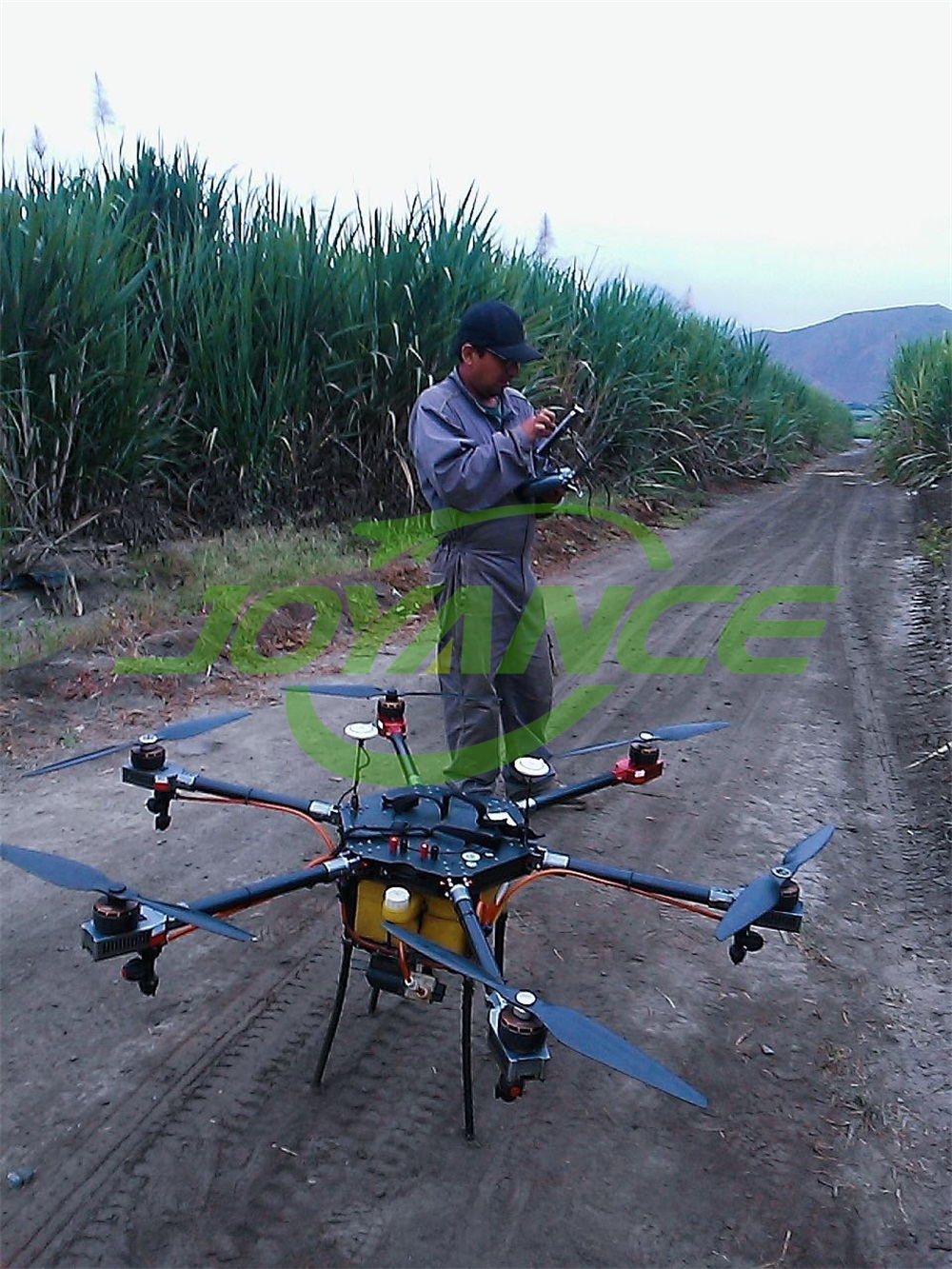 Peru customers appreciate perfect spraying effect of JOYANCE agricultural use drone-drone agriculture sprayer, agriculture drone sprayer, sprayer drone, UAV crop duster