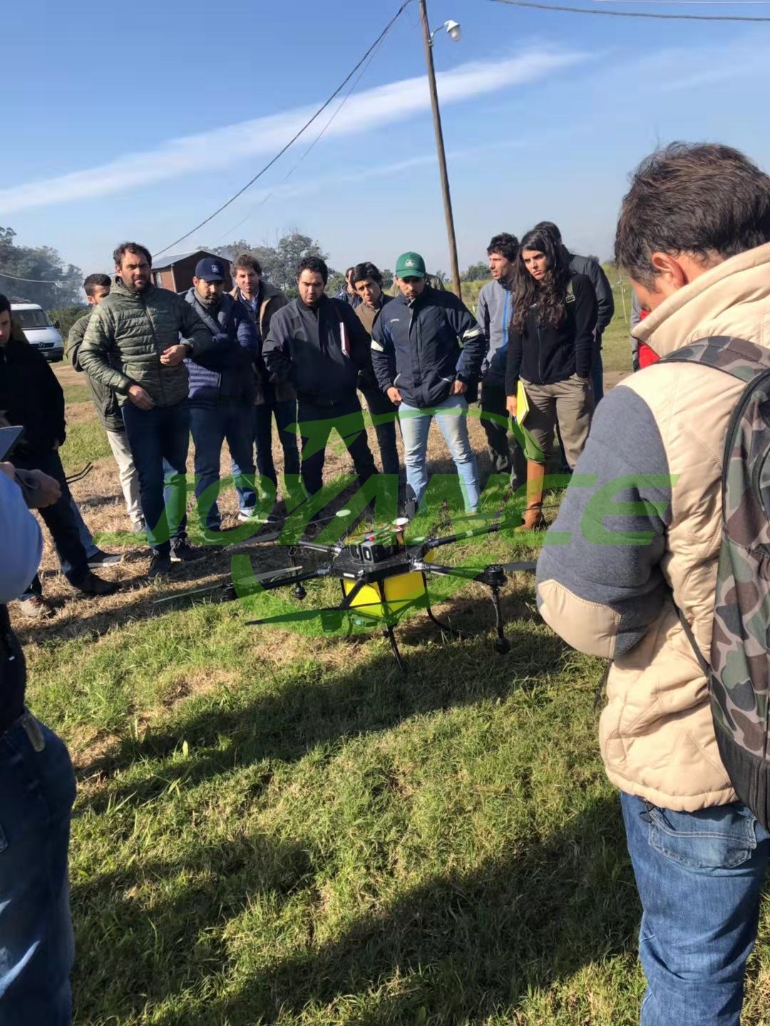 Agriculture drone spraying demo and promotion in Argentina-drone agriculture sprayer, agriculture drone sprayer, sprayer drone, UAV crop duster