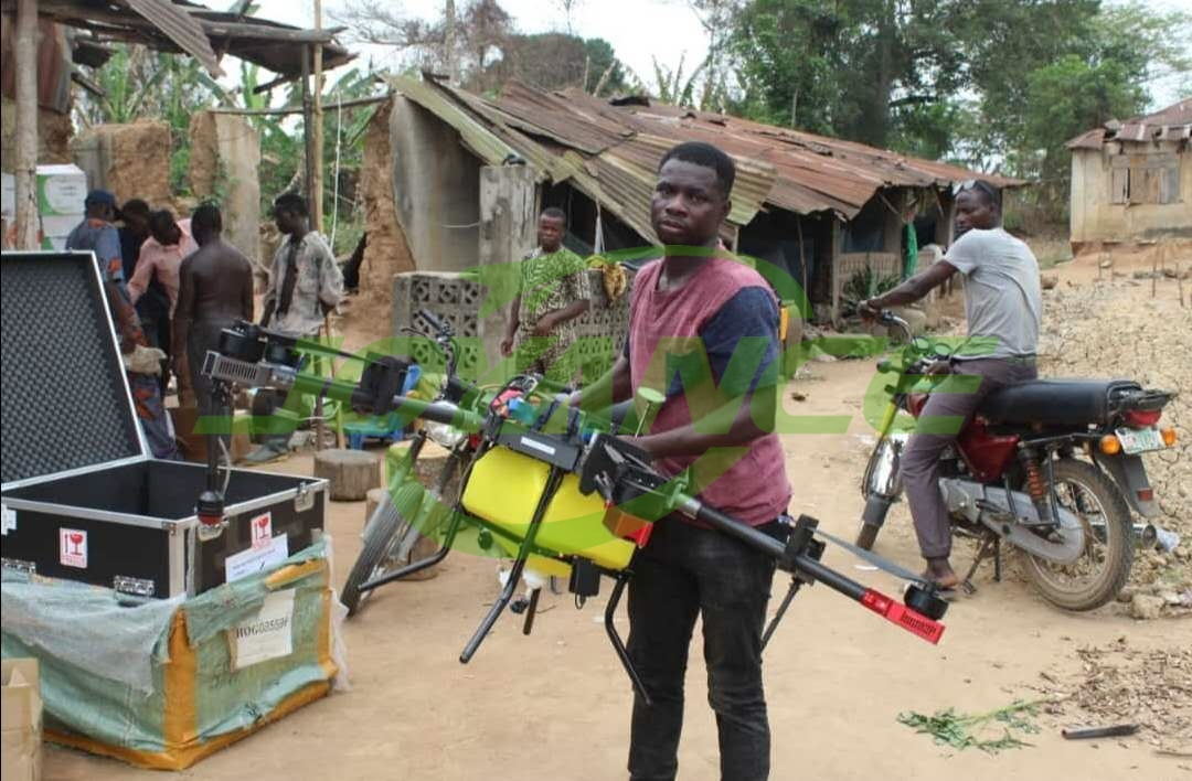 African customer gets his JOYANCE drones for agriculture-drone agriculture sprayer, agriculture drone sprayer, sprayer drone, UAV crop duster