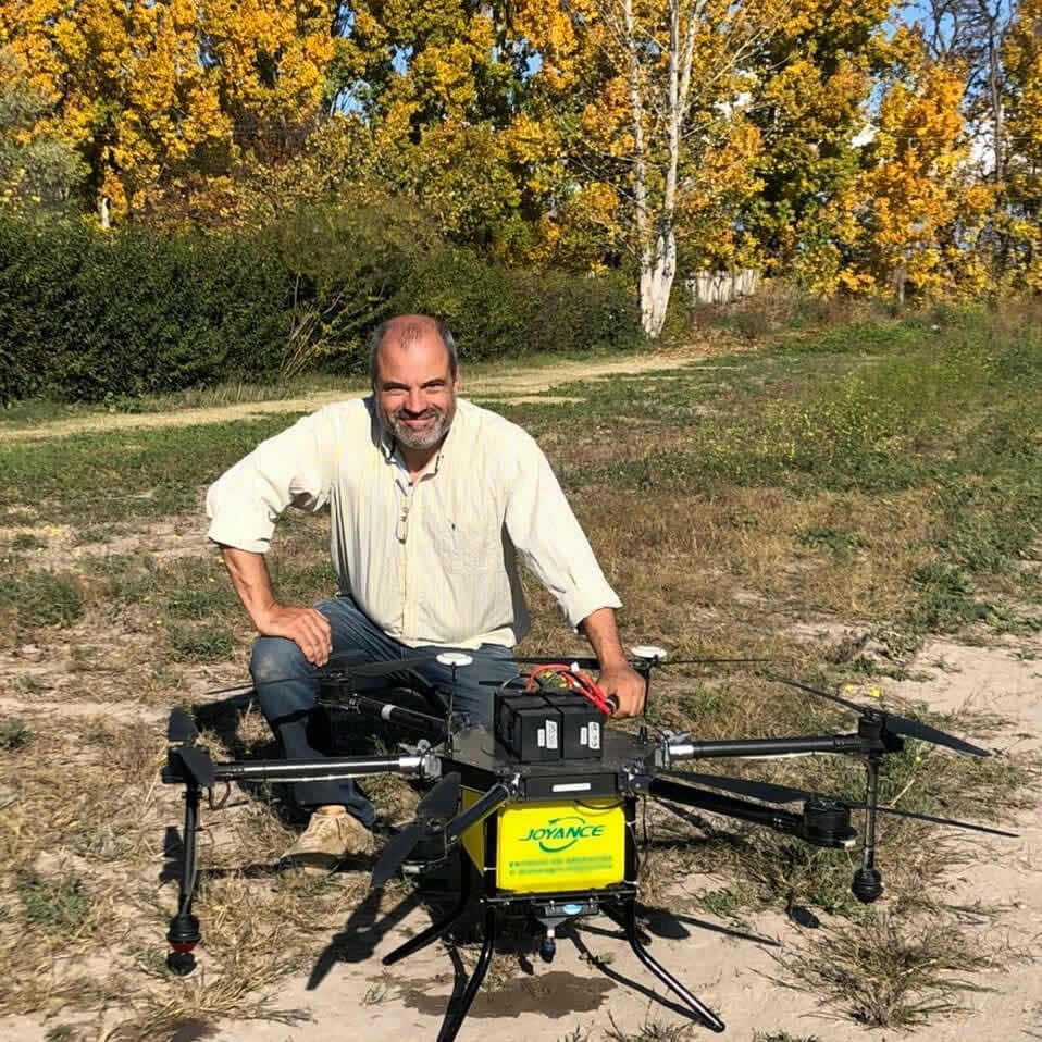 Argentina distributor trains customer how to use spray drone-drone agriculture sprayer, agriculture drone sprayer, sprayer drone, UAV crop duster