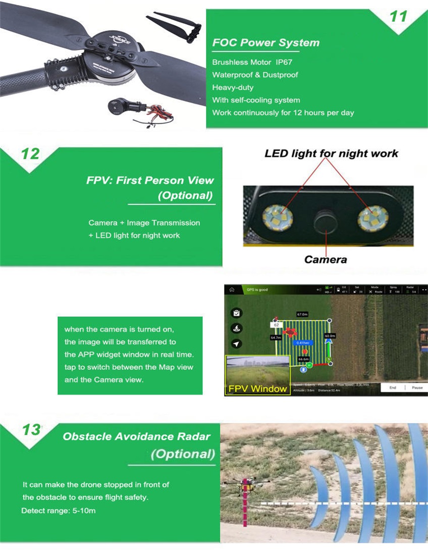 10L electrostatic centrifugal sprayer drone (JT10L-606)-drone agriculture sprayer, agriculture drone sprayer, sprayer drone, UAV crop duster