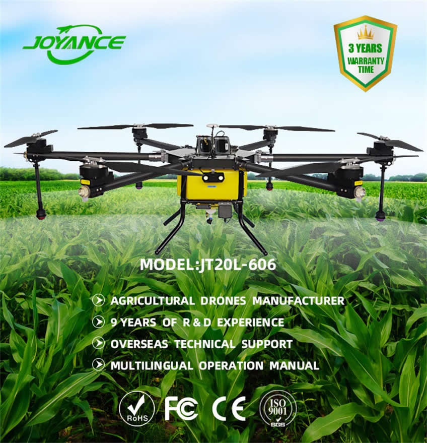 JOYANCE TECH new model 20l big drone agriculture sprayer for fumigation service-drone agriculture sprayer, agriculture drone sprayer, sprayer drone, UAV crop duster