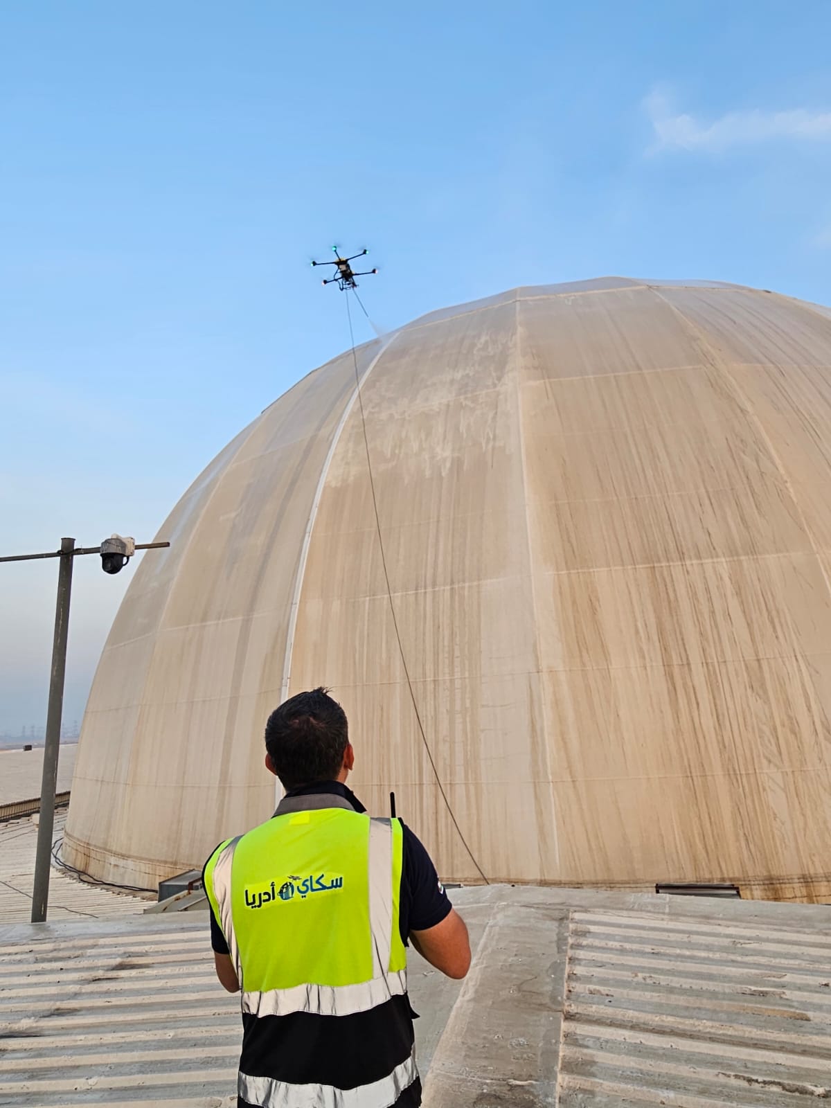 JTC30 Cleaning Drone Working in UAE | Real-World Building Cleaning-drone agriculture sprayer, agriculture drone sprayer, sprayer drone, UAV crop duster